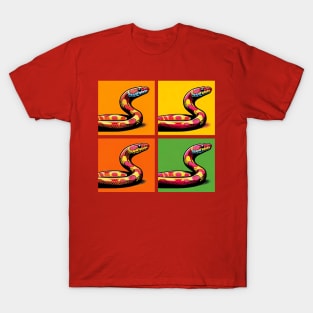 Pop Art Corn Snake - Exotic Snake T-Shirt